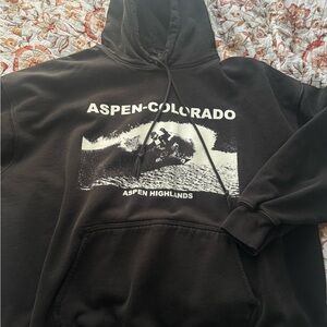 Brandy Melville Aspen-Colorado Black Hoodie